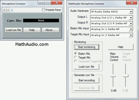 MathAudio: Microphone Corrector