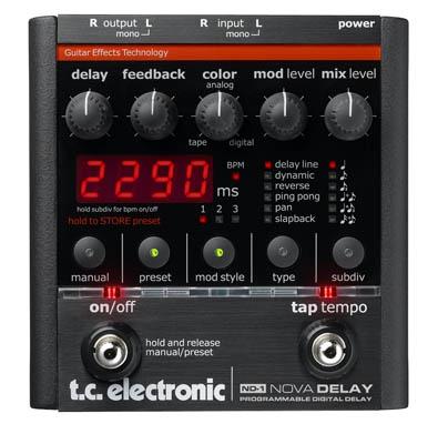 TC Electronic Nova Reverb a Nova Delay - procesory v krabičkovém těle