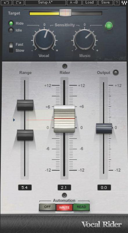 Waves Vocal Rider: softwarový plugin