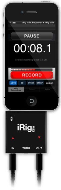 IK Multimedia: iRig MIDI Recorder app