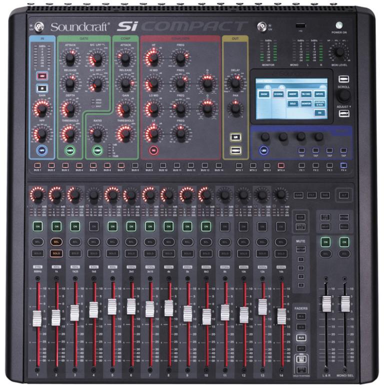 Soundcraft Si Compact 16 - malý digitální mixážní pult