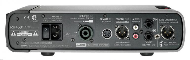 TC Electronics Rebel Head 450 (RH450) - zesilovač pro baskytaru digitální koncepce 