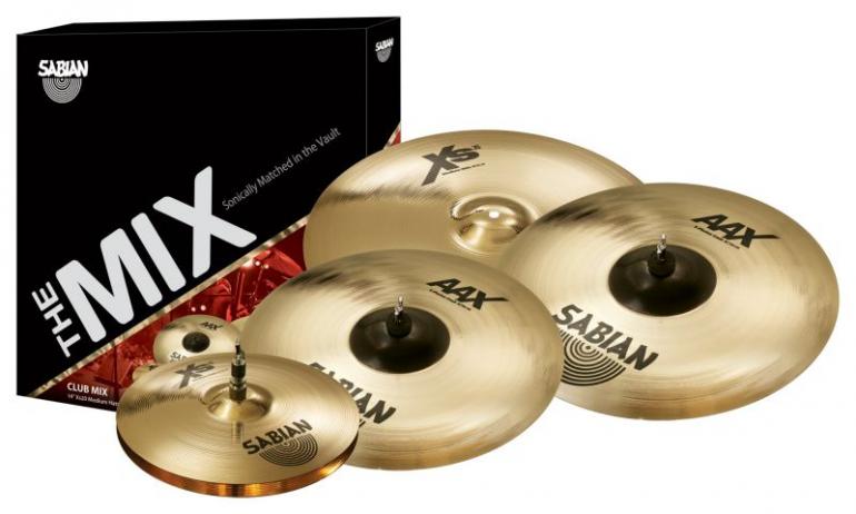 Sabian „The Mix“: Vyladěné sety činelů Sabian z různých sérií