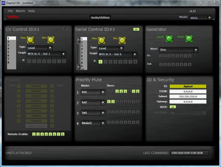 Architectural Acoustics: Digitool HD GUI MX 16, 32, Live, 32/64bit