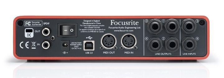 Focusrite: Scarlett 6i6