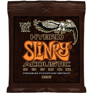 Ernie Ball: Hybrid Slinky Phosphor Bronze 10/52