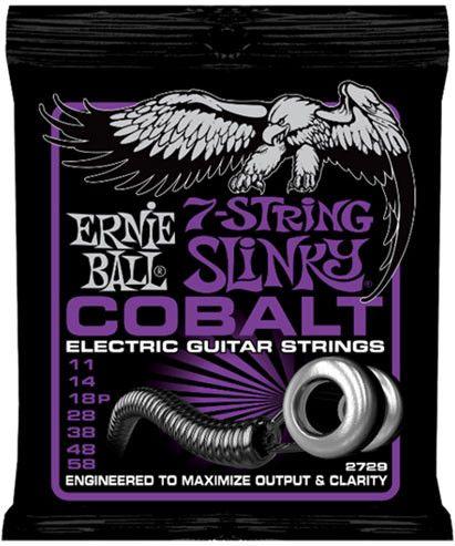 Ernie Ball: Cobalt 7 str. Slinky 11 / 58