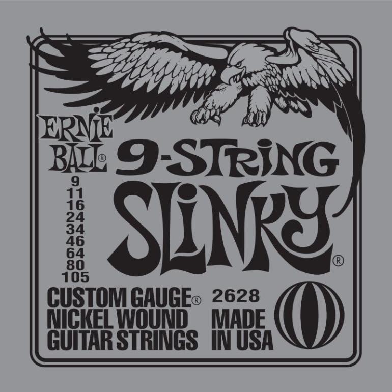 Ernie Ball: 9-String Slinky Nickel 9/105