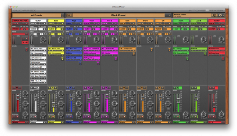 Audiffex: inTone 2 Mixer