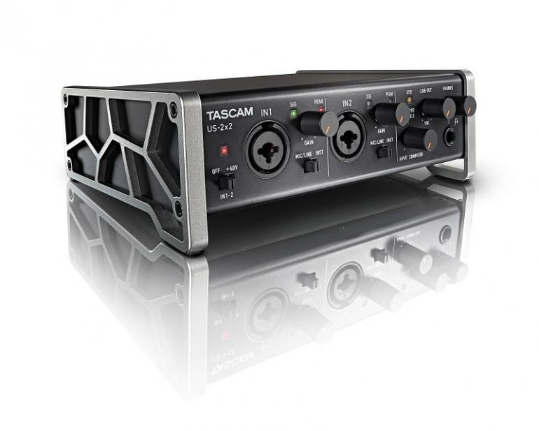 Tascam: US 2x2 a US 4x4 - dvě nové USB zvukové karty pro PC, Mac a iOS