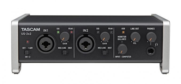 Tascam: US 2x2 a US 4x4 - dvě nové USB zvukové karty pro PC, Mac a iOS