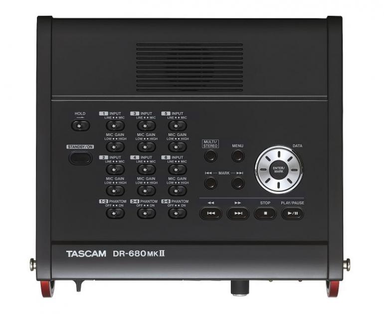 Tascam: DR-680 MKII – přenosný osmistopý rekordér s novými funkcemi