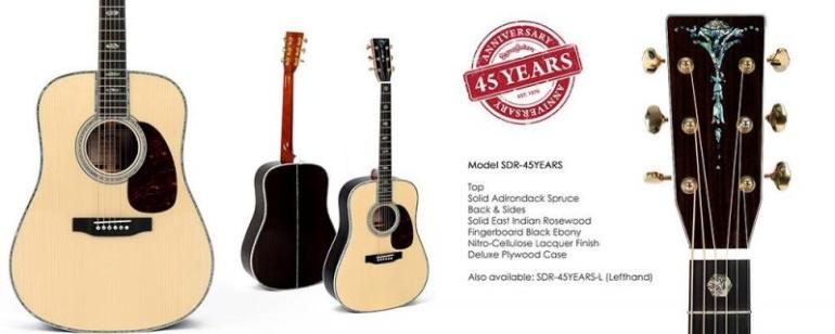 Sigma Guitars Anniversary: SDR-45YEARS