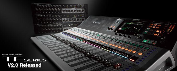 YAMAHA OZNAMUJE VYDÁNÍ NOVÉ VERZE 2.0 AKTUALIZACE FIRMWARE PRO DIGITÁLNÍ MIXPULTY TF SÉRIE