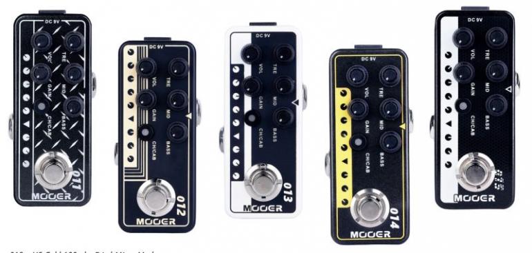 Mooer Micro Preamps - simulace kytarových lampových zesilovačů