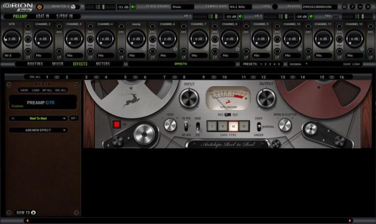 Antelope Audio Orion Studio Rev. 2017 - audio interface vybavený rozhraními Thunderbolt a USB