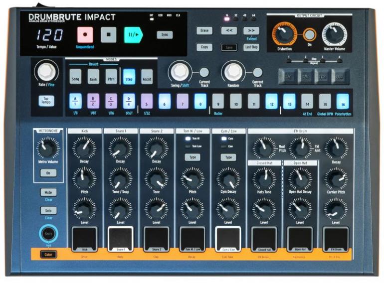 Arturia DrumBrute Impact - hardwarový drum machine