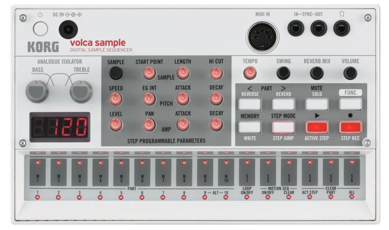 Korg Volca Sample 2 - rytmický sekvencer pracující s digitálními samply