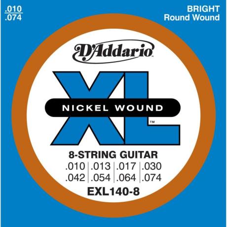 D´Addario: EXL140-8 - struny pro 8strunnou kytaru