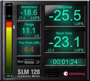 Steinberg: SLM 128 Loudness Meter