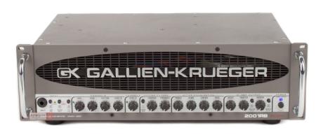 Gallien-Krueger 2001RB: basový biamp zesilovač