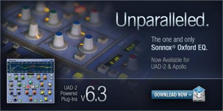 UAD a Sonnox: Sonnox Oxford EQ na UAD-2