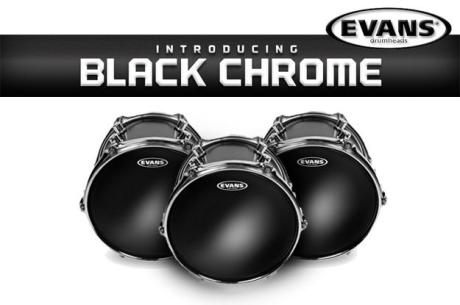 Evans: Black Chrome – nové blány pro tomy největších ranařů