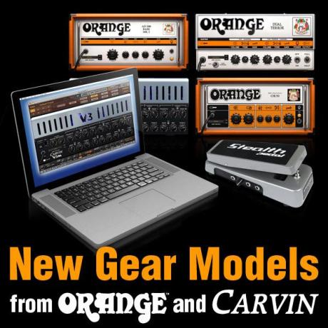 IK Multimedia: Nové modely Orange a Carvin pro AmpliTUbe