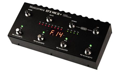 Fešák mezi přepínacímy systémy s bohatou MIDI implementací: MusicomLab EFX MkIII+