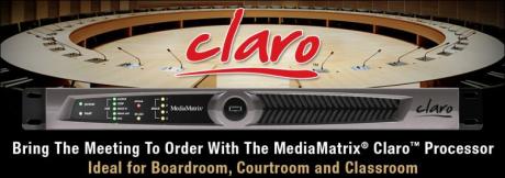 Peavey® MediaMatrix®: Claro™ Processor