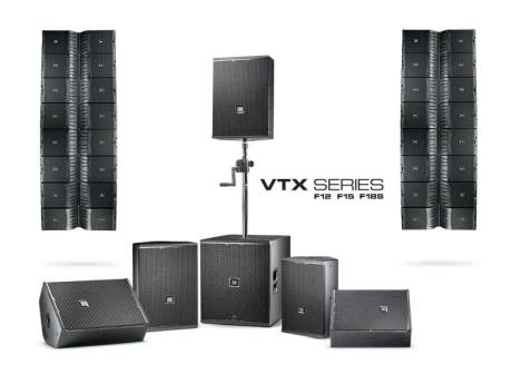 JBL: VTX F - pódiové monitory jako doplněk Line Array systémů VTX