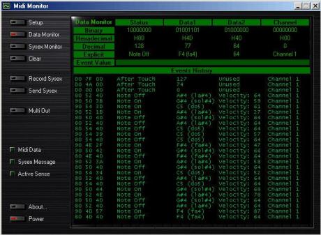 Freeware - MIDI Monitor aneb co se to tam ksakru děje?