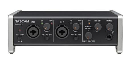 Tascam: US 2x2 a US 4x4 - dvě nové USB zvukové karty pro PC, Mac a iOS