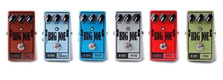 Big Joe Stompbox Company: Efektové pedály řady 300 Series a tremolo R–409 (RAW Series)