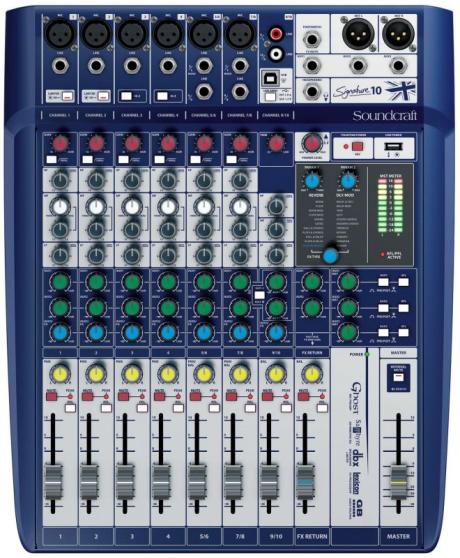 Soundcraft Signature 10 - zařízení, které rozšiřuje možnosti úpravy zvuku