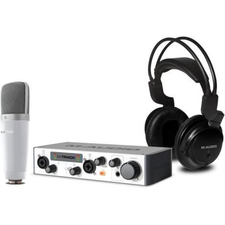 M-Audio Vocal Studio Pro II - sestava USB karty, elektretového mikrofonu a sluchátek