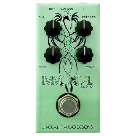 J. Rockett Audio Designs Immortal Echo, Steampunk Boost/Buffer, Squeegee Compressor a Touch Overdrive - nová série amerického butikového výrobce kytarových efektů