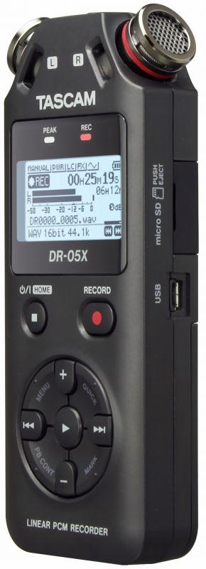 Tascam: DR-07X a DR-05X