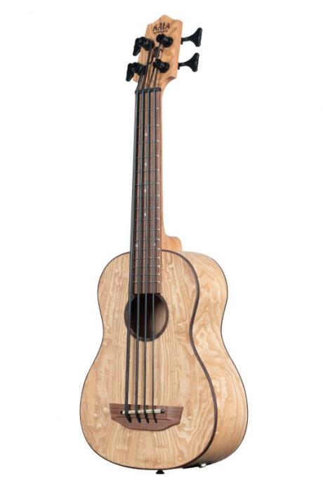 Kala: U-Bass ve verzích Bamboo, Burled Tamo Ash, Spalted Maple a Zebrawood