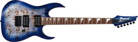 Ibanez RGRT 621DPB 01 - superstrat ze série RG Standard s pevnou kobylkou